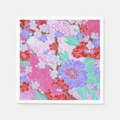 Japans Sakura Pattern Papier Napkins Servetten (Voorkant)