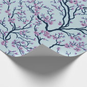 Japans Sakura Pattern Wrapping Paper Cadeaupapier (Hoek)