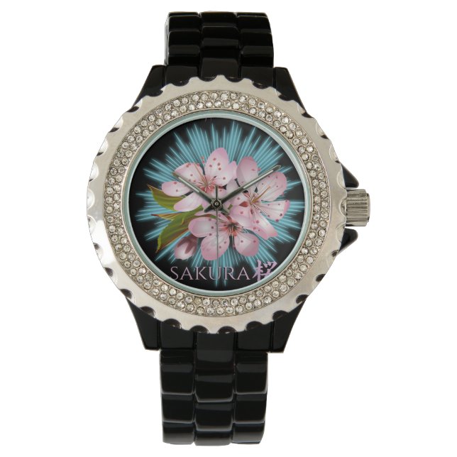 Japans Sakura polshorloge voor dames Horloge (Voorkant)