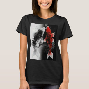 Japans Samurai Aesthetico Koi Fish T-shirt