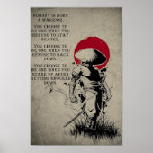 Japans Samurai Art Print Poster (Voorkant)