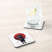 Japans Samurai Bier Onderzetter (Rechterzijde)