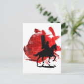 Japans Samurai Briefkaart (Staand voorkant)