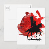 Japans Samurai Briefkaart (Voorkant / Achterkant)