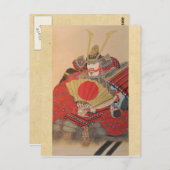 Japans Samurai Briefkaart (Voorkant / Achterkant)