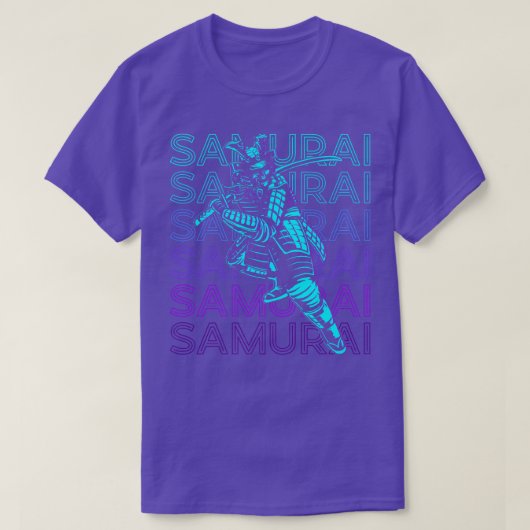 Japans Samurai Bushido Warrior Ronin Retro (2) T-shirt (Design voorkant)