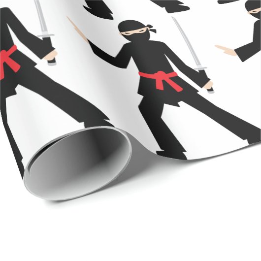 Japans Samurai Cadeaupapier (Rol Hoek)