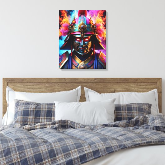 Japans Samurai Canvas Print (Insitu (Slaapkamer))