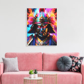 Japans Samurai Canvas Print (Insitu (Woonkamer))