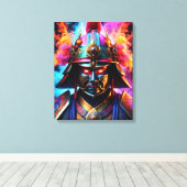 Japans Samurai Canvas Print (Insitu (Houten vloer))