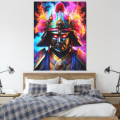 Japans Samurai Canvas Print (Insitu (Slaapkamer))