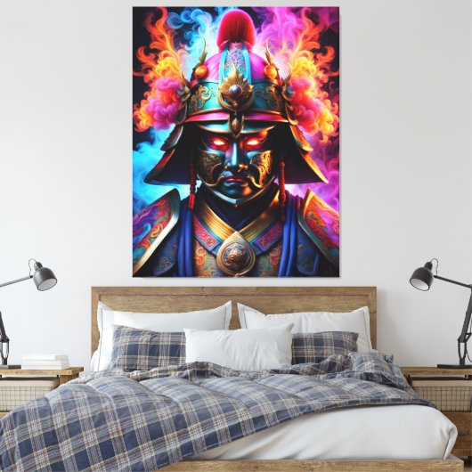 Japans Samurai Canvas Print (Insitu (Slaapkamer))