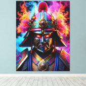 Japans Samurai Canvas Print (Insitu (Houten vloer))