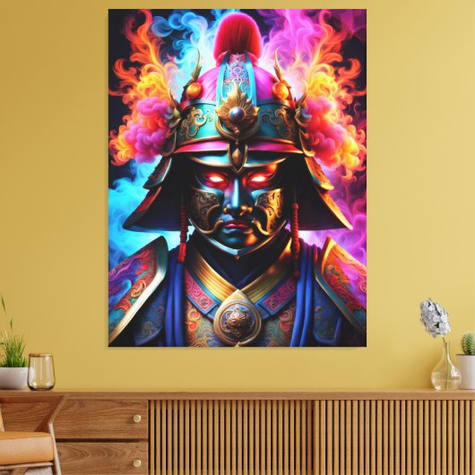 Japans Samurai Canvas Print (Insitu (Woonkamer))
