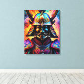 Japans Samurai Canvas Print (Insitu (Houten vloer))