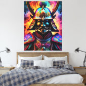 Japans Samurai Canvas Print (Insitu (Slaapkamer))