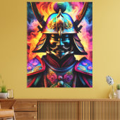 Japans Samurai Canvas Print (Insitu (Woonkamer))