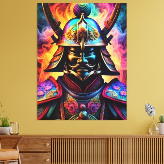 Japans Samurai Canvas Print (Insitu (Woonkamer))