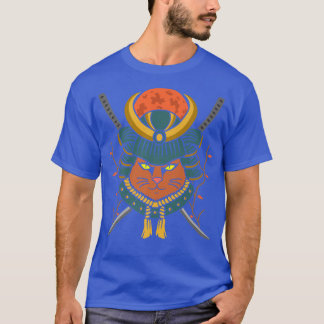 Japans Samurai Cat  Fun Samurai Geisha Ar T-shirt
