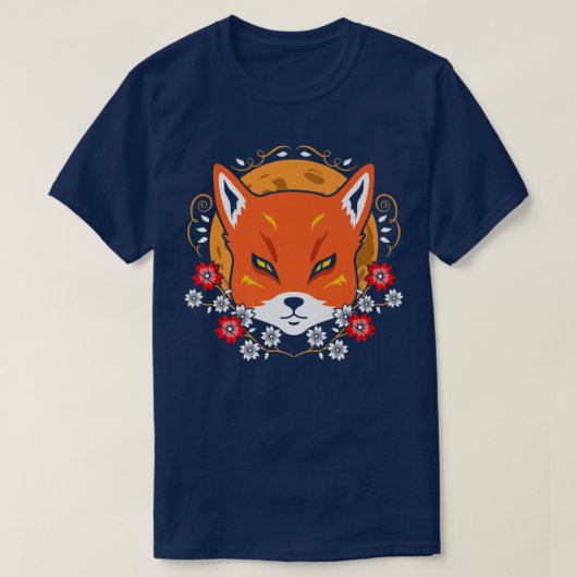 Japans Samurai Cat  Fun Samurai Geisha Ar T-shirt (Design voorkant)