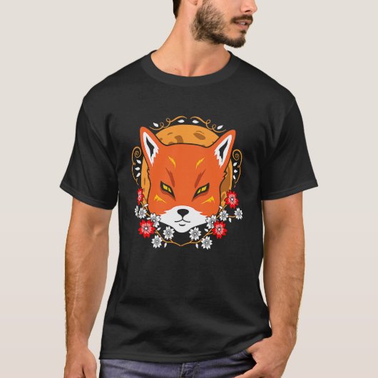 Japans Samurai Cat Fun Samurai Geisha Gr T-shirt (Voorkant)
