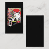 Japans Samurai Cat Warrior Japan Ninja Kitten Visitekaartje (Voorkant / Achterkant)