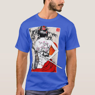 Japans Samurai Culture japanese t samurai voor T-shirt