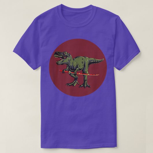 Japans Samurai Dinosaur TRe met Katana Dinosaur T-shirt (Design voorkant)