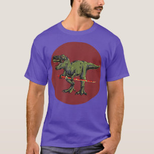 Japans Samurai Dinosaur TRe met Katana Dinosaur T-shirt