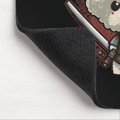 Japans Samurai Dog Tattoo, Kawaii Ninja Muismat (Hoek)