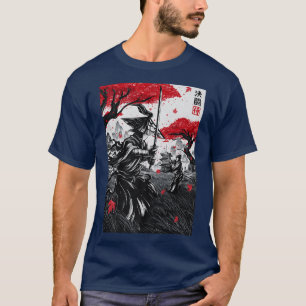 Japans Samurai Duel Faceoff Ink was zo schilderend T-shirt