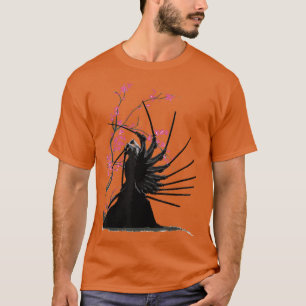 Japans Samurai en  Sakura Cherry Blossom T-shirt