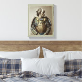 Japans Samurai Fotografie Canvas Kunst (Insitu (Slaapkamer))