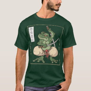 Japans Samurai Frog Tattoo T-shirt