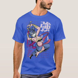 Japans Samurai Girl en Sakura (2) T-shirt