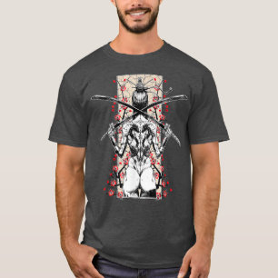 Japans Samurai Girl en  Sakura Cherry bl T-shirt