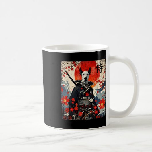 Japans Samurai Groot Deens Tattoo Kawaii Ukiyo-e Koffiemok (Rechts)