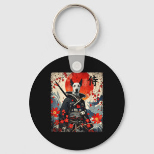 Japans Samurai Groot Deens Tattoo Kawaii Ukiyo-e Sleutelhanger