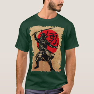 Japans Samurai Helmet Warrior Rising Sun Japan C T-shirt