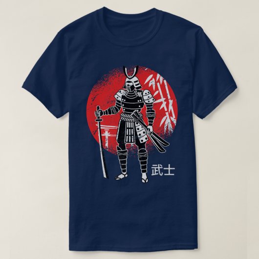 Japans Samurai Japan Sword Fighter Sword T-shirt (Design voorkant)