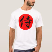 Japans Samurai Kanji Symbol T-shirt (Voorkant)
