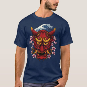Japans Samurai & Karakters I Japans Oni Masker T-shirt