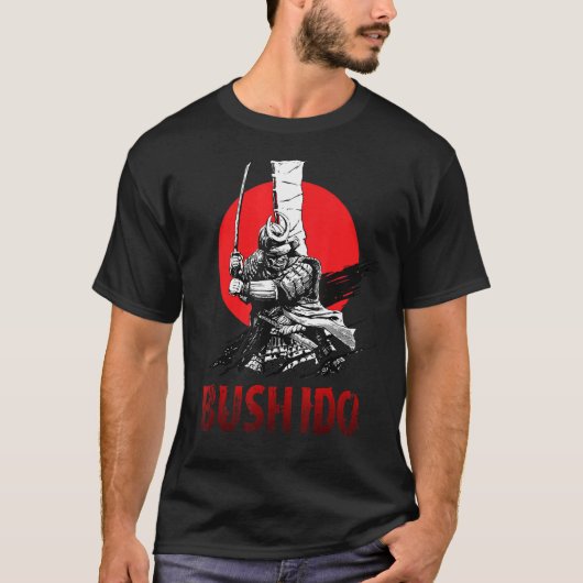 Japans Samurai Katana Ancient Oni Ronin Asian Wa T-shirt (Voorkant)