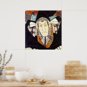 Japans Samurai Kunst Poster (Keuken)