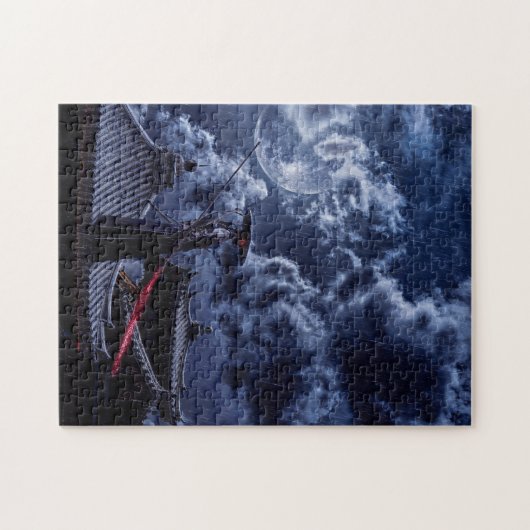 Japans Samurai Legpuzzel (Horizontaal)