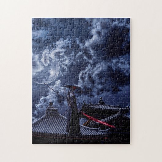 Japans Samurai Legpuzzel (Verticaal)