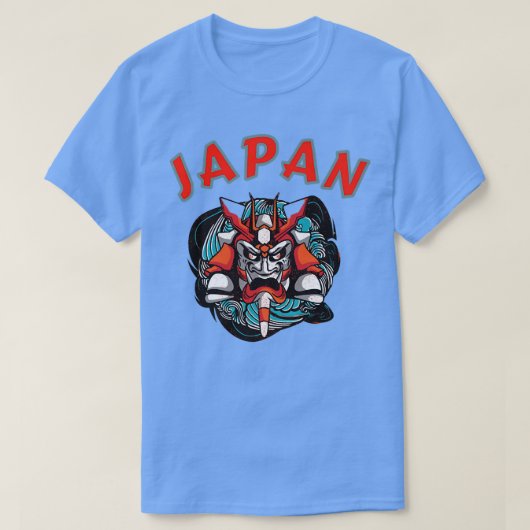 Japans Samurai Masker Grafisch (2) T-shirt (Design voorkant)