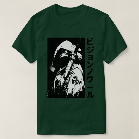 Japans Samurai Meisje Ninja Hip Hop Urban Style A T-shirt (Design voorkant)