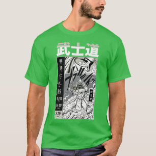 Japans Samurai met Kanji - Koel Japan Warrior K T-shirt