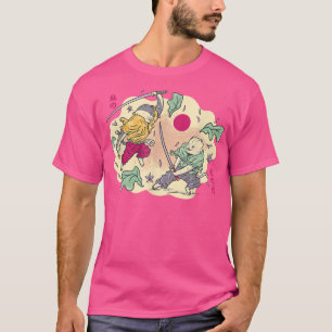 Japans Samurai Ninja Cat Kawaii Mochi Manga Anim T-shirt